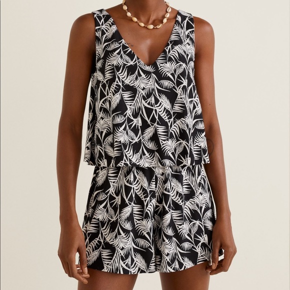 Mango Pants - NWT Mango Double-layer jumpsuit